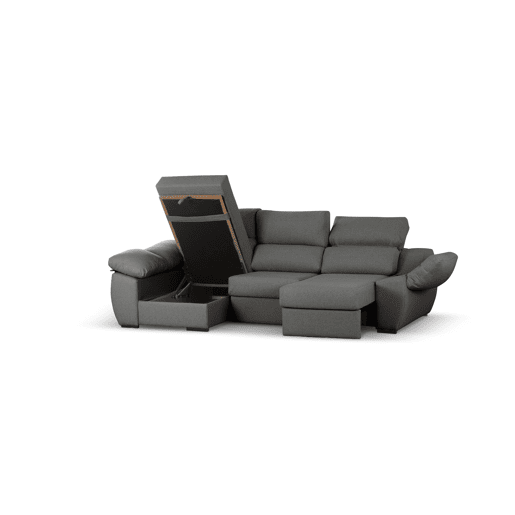 Sofá-cama Chaise longue Distinction Marengo Esquerda