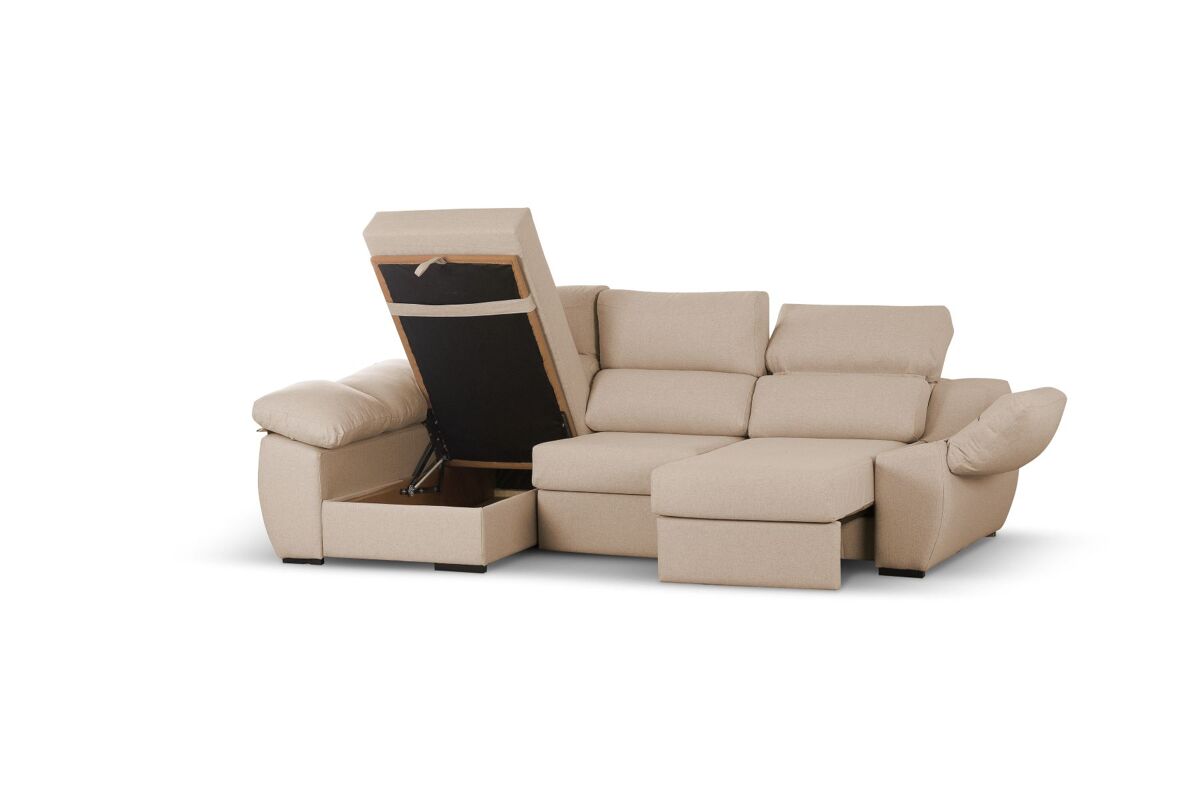 Sofá cama Chaiselongue cama Distinción Izquierda