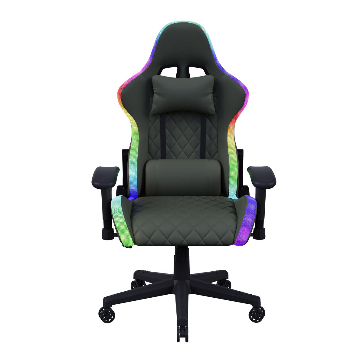Silla Gaming RGB con Masaje Lumbar
