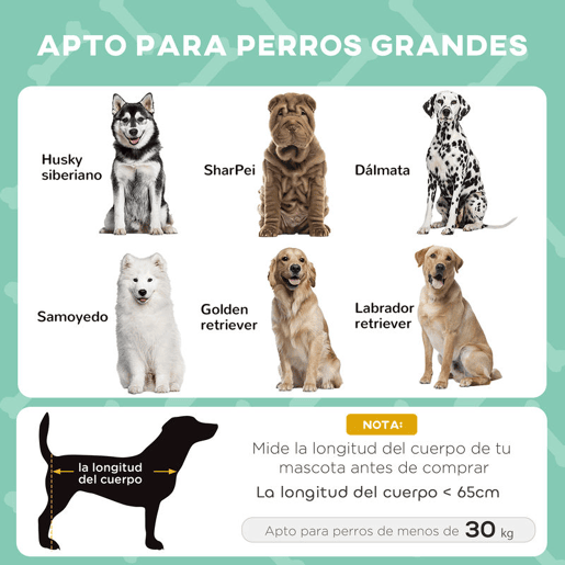 PawHut Cama Elevada para Cães com Toldo Cama para Cães Grandes Refrescante e Respirável 106x76x94 cm com Estrutura de Aço e Bolsa de Transporte para Interior e Exterior Cinzento Claro