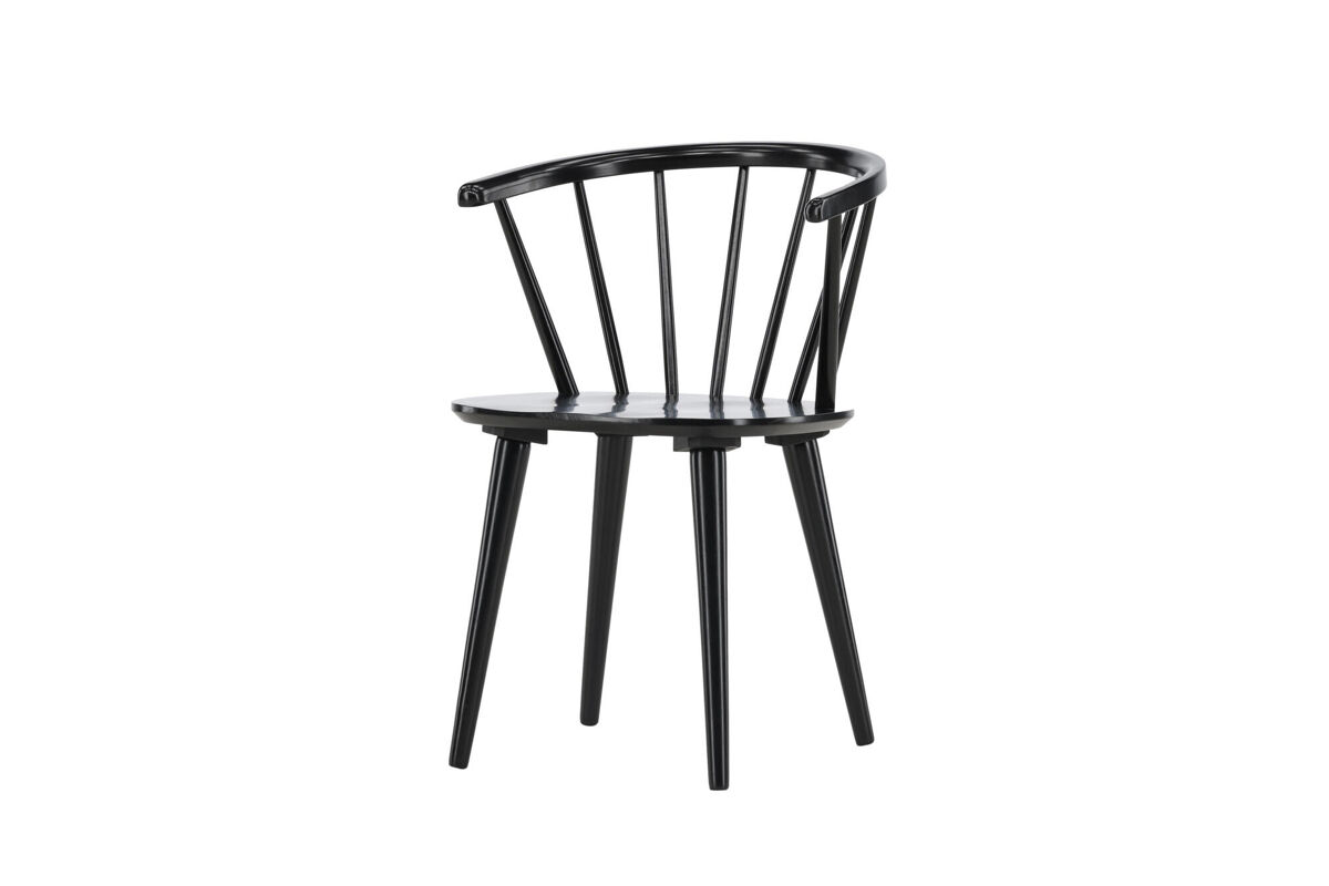 Silla de comedor bobby 55x53x76 negro
