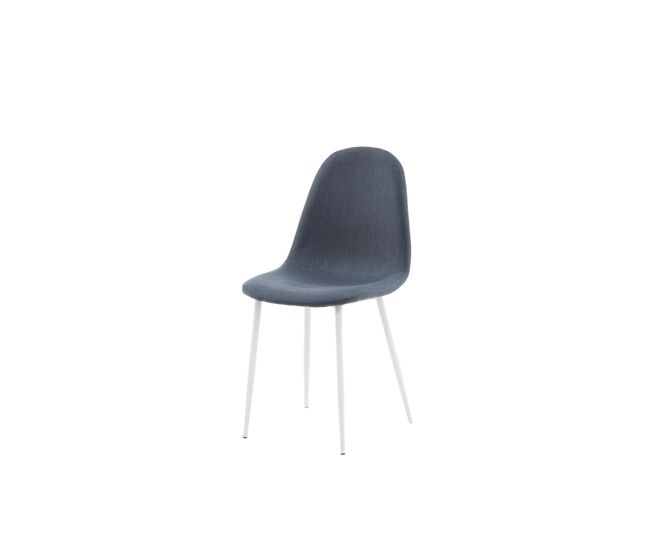 Silla de comedor polar 44x53x88 azul