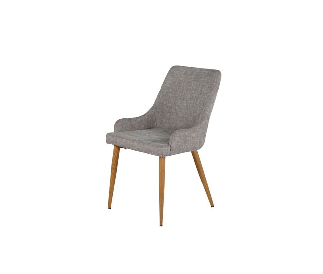 Silla de comedor plaza 49x58x86 gris