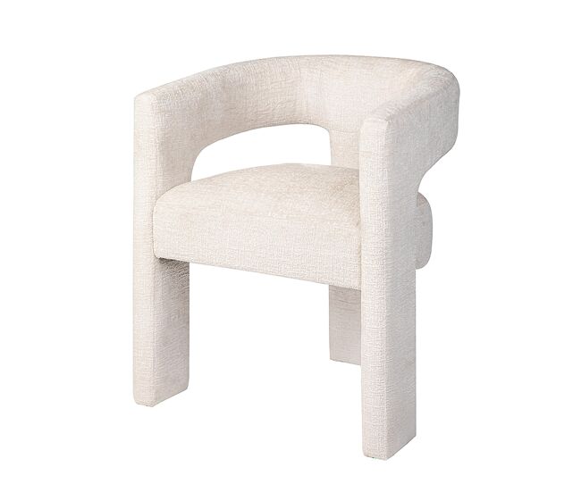 Silla de comedor leith 62x58x75 beige