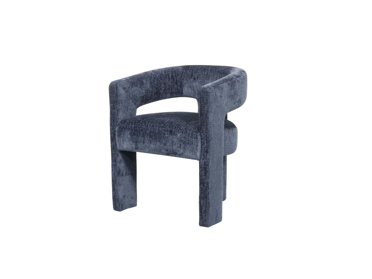 Silla de comedor leith 62x58x75 azul