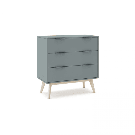 Cómoda Numa Verde Salvia - Oak 80 x 83 x 40 cm