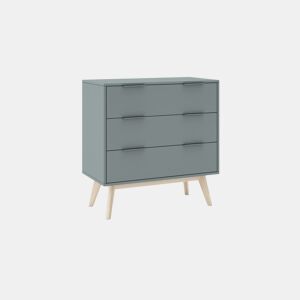 Cómoda Numa Verde Salvia - Oak 80 x 83 x 40 cm