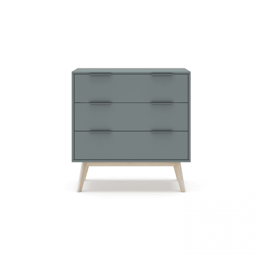 Cómoda Numa Verde Salvia - Oak 80 x 83 x 40 cm