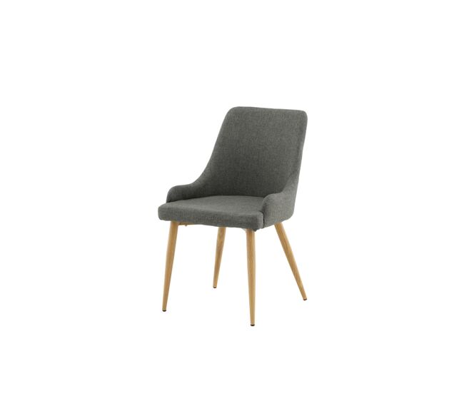 Silla de comedor plaza 49x58x86 gris