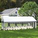 Carpa para Fiesta Acero, PE Outsunny Carpa para Fiesta Acero, PE Outsunny Gris