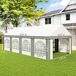 Carpa para Fiesta Acero, PE Outsunny Carpa para Fiesta Acero, PE Outsunny Gris