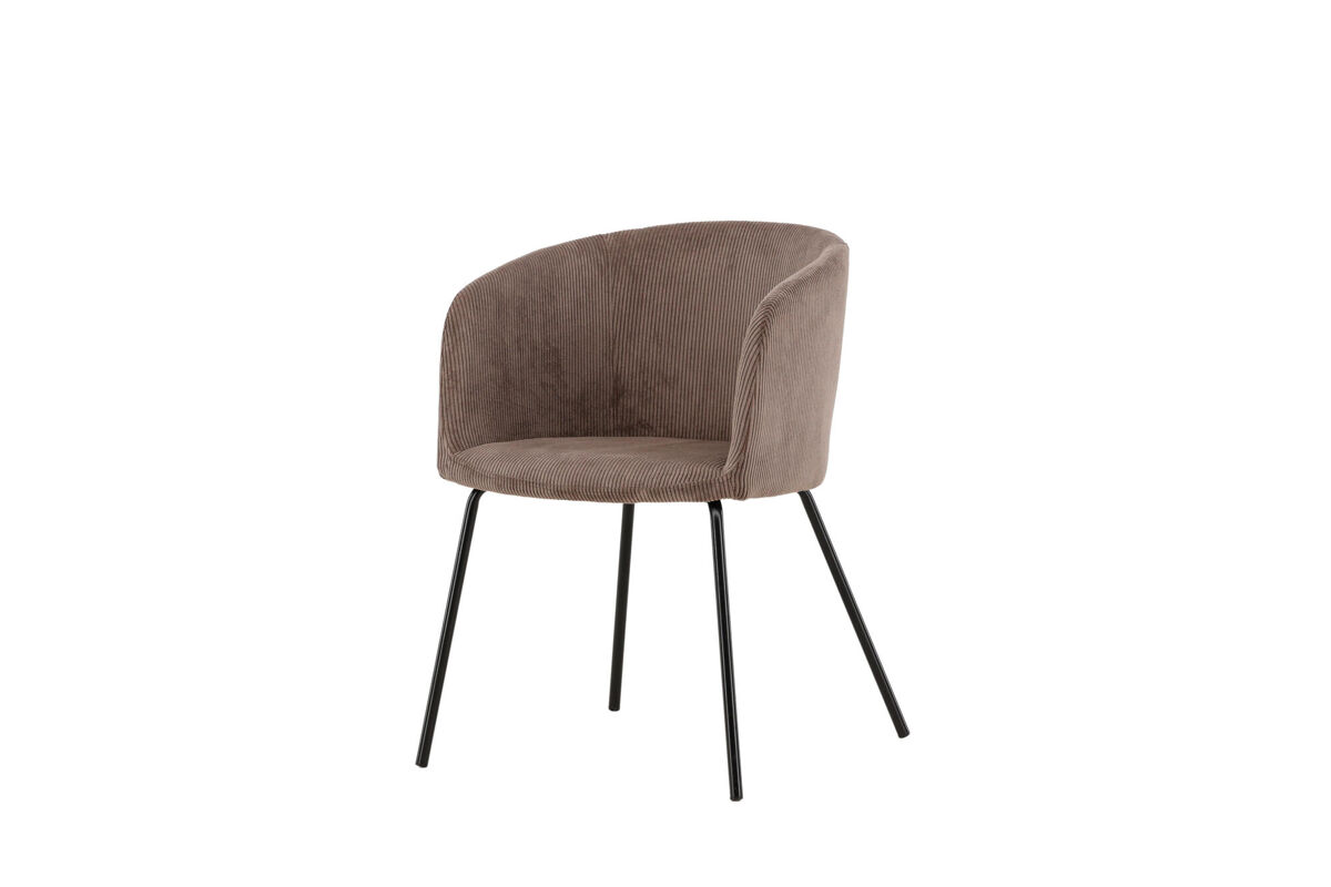 Silla de comedor berit 55x55x78 marrón