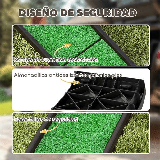 PawHut Rampa para Cães com Relva Artificial 155 cm Rampa Dobrável com Pega Ângulo Ajustável Antiderrapante, para Todas as Raças para Cama Sofá, Verde PawHut Rampa para Cães com Relva Artificial 155 cm Rampa Dobrável com Pega Ângulo Ajustável Antiderrapante, para Todas as Raças para Cama Sofá, Verde