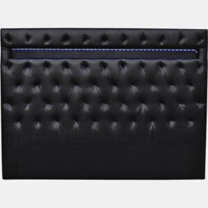 Cabeceira LED Déco - 149 cm - Preto