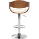 Taburete de bar x1 Diseño escandinavo en PVC Taburete de bar x1 Diseño escandinavo en PVC Marrón