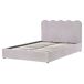 Beliani Cama matrimonial Chenilla Nanterre 167x215 Beliani Cama matrimonial Chenilla Nanterre 167x215 Gris Oscuro