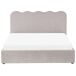 Beliani Cama matrimonial Chenilla Nanterre 167x215 Beliani Cama matrimonial Chenilla Nanterre 167x215 Gris Oscuro