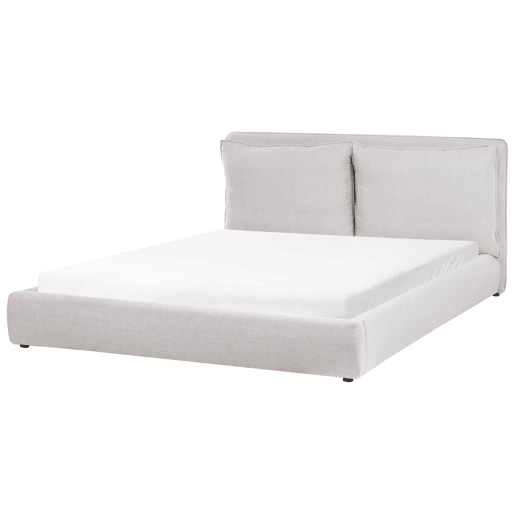 Beliani Cama Tecido BAJONNA Beliani Cama Tecido BAJONNA