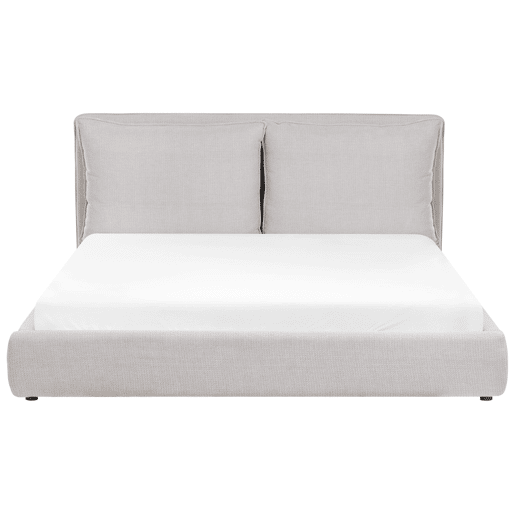 Beliani Cama Tecido BAJONNA Beliani Cama Tecido BAJONNA