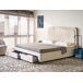 Beliani Cama matrimonial Bouclé Sardent 188x213 Beliani Cama matrimonial Bouclé Sardent 188x213 Crema
