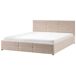 Beliani Cama matrimonial Bouclé Massognes 186x211 Beliani Cama matrimonial Bouclé Massognes 186x211 Beige