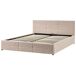 Beliani Cama matrimonial Bouclé Massognes 186x211 Beliani Cama matrimonial Bouclé Massognes 186x211 Beige