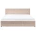 Beliani Cama matrimonial Bouclé Massognes 186x211 Beliani Cama matrimonial Bouclé Massognes 186x211 Beige