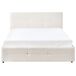 Beliani Cama matrimonial Bouclé Massognes 146x211 Beliani Cama matrimonial Bouclé Massognes 146x211 Beige