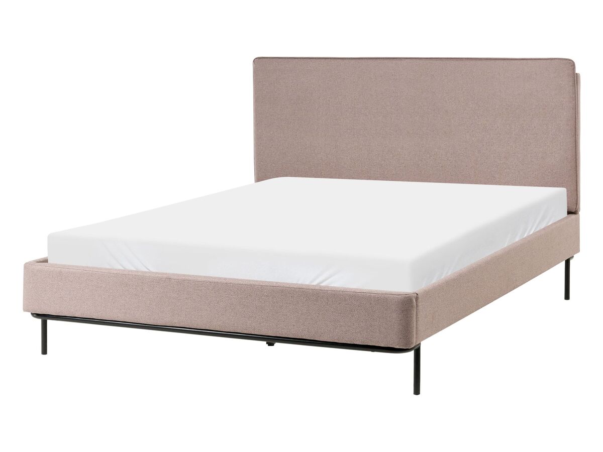 Beliani Cama Tela CORIO 153x219