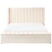 Beliani Cama matrimonial Terciopelo Noyers 210x247 Beliani Cama matrimonial Terciopelo Noyers 210x247 Crema