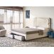 Beliani Cama matrimonial Bouclé Sardent 168x213 Beliani Cama matrimonial Bouclé Sardent 168x213 Crema