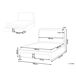 Beliani Cama matrimonial Bouclé Sardent 168x213 Beliani Cama matrimonial Bouclé Sardent 168x213 Crema