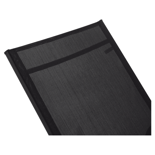 Conjunto de 2 espreguiçadeiras metálicas Farniente - Preto