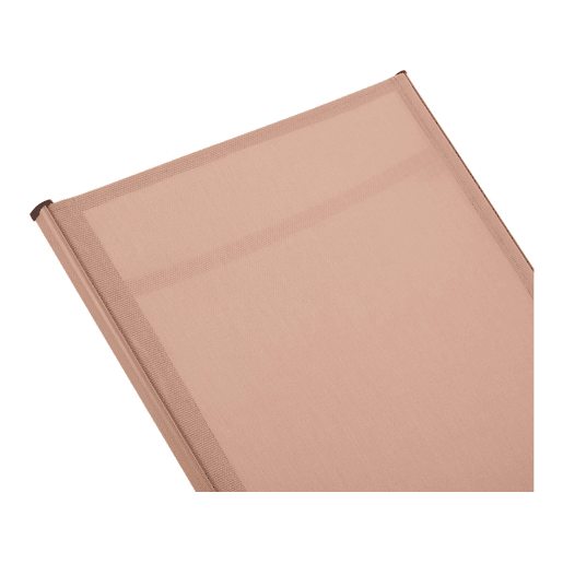 Conjunto de 2 espreguiçadeiras metálicas Farniente - Castanho