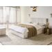 Beliani Cama matrimonial Tela Tarascon 178x214 Beliani Cama matrimonial Tela Tarascon 178x214 Beige