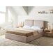 Beliani Cama matrimonial Tela Arbois 168x216 Beliani Cama matrimonial Tela Arbois 168x216 Beige