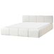 Beliani Cama matrimonial Tela Orville 188x230 Beliani Cama matrimonial Tela Orville 188x230 Crema