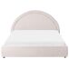 Beliani Cama matrimonial Tela Mouzon 176x219 Beliani Cama matrimonial Tela Mouzon 176x219 Beige