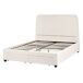 Beliani Cama matrimonial Bouclé Sardent 148x213 Beliani Cama matrimonial Bouclé Sardent 148x213 Crema
