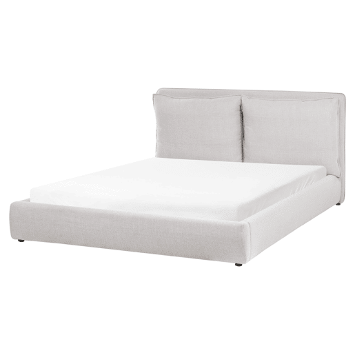 Beliani Cama Tecido BAJONNA Beliani Cama Tecido BAJONNA