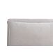 Beliani Cama matrimonial Tela Bajonna 180x235 Beliani Cama matrimonial Tela Bajonna 180x235 Gris Claro