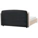 Beliani Cama matrimonial Tela Bernay 210x219 Beliani Cama matrimonial Tela Bernay 210x219 Gris