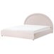 Beliani Cama matrimonial Tela MOUZON 196x219 Beliani Cama matrimonial Tela MOUZON 196x219 Beige