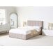 Beliani Cama matrimonial Tela Quiberon 148x215 Beliani Cama matrimonial Tela Quiberon 148x215 Gris