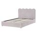Beliani Cama matrimonial Chenilla Nanterre 147x215 Beliani Cama matrimonial Chenilla Nanterre 147x215 Gris Oscuro