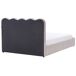 Beliani Cama matrimonial Chenilla Nanterre 147x215 Beliani Cama matrimonial Chenilla Nanterre 147x215 Gris Oscuro