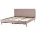 Beliani Cama matrimonial Tela Corio 193x219 Beliani Cama matrimonial Tela Corio 193x219 Gris