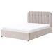 Beliani Cama matrimonial Chenilla Challans 148x215 Beliani Cama matrimonial Chenilla Challans 148x215 Gris Oscuro
