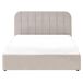 Beliani Cama matrimonial Chenilla Challans 148x215 Beliani Cama matrimonial Chenilla Challans 148x215 Gris Oscuro
