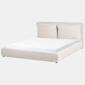 Beliani Cama de água Tecido BAJONNA